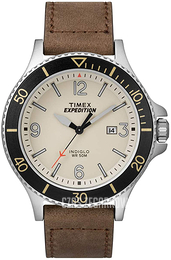 Timex Kremowy/Skóra Ø43 mm TW4B10600