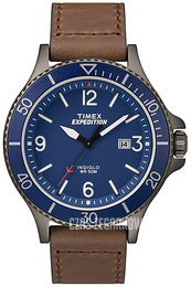 Timex Expedition Niebieski/Skóra Ø43 mm TW4B10700