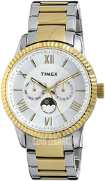Timex Srebrny/Stal w odcieniu złota Ø44 mm TWEG15108