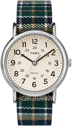 Timex Kremowy/Tkanina Ø38 mm TWG015300