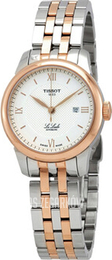 Tissot Le Locle Srebrny/Stal w kolorze różowego złota Ø29 mm T006.207.22.038.00