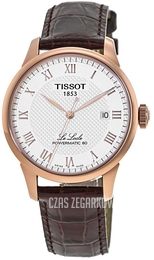 Tissot Le Locle Srebrny/Skóra Ø39 mm T006.407.36.033.00