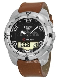 Tissot Czarny/Skóra Ø44 mm T013.420.16.051.10
