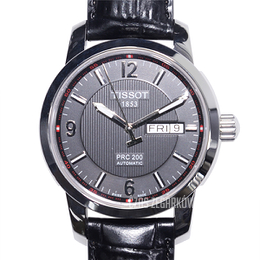 Tissot Czarny/Skóra Ø39.8 mm T014.430.16.057.00