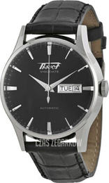 Tissot Visodate Czarny/Skóra Ø40 mm T019.430.16.051.01