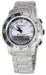 Tissot Biały/Stal Ø44 mm T026.420.11.031.01