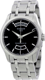 Tissot Couturier Czarny/Stal Ø39 mm T035.407.11.051.01
