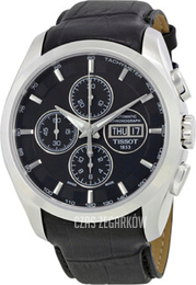 Tissot Couturier Czarny/Skóra Ø43 mm T035.614.16.051.02