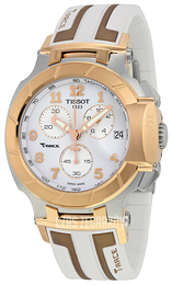 Tissot T-Race Chronograph Biały/Guma Ø50.26 mm T048.417.27.012.00