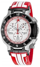 Tissot Biały/Guma Ø45 mm T048.417.27.017.00