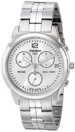 Tissot Biały/Stal Ø42 mm T049.417.11.037.00