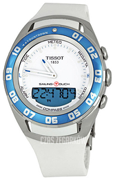 Tissot T-Sport Sailing-Touch Biały/Guma Ø45 mm T056.420.17.016.00