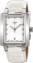 Tissot Biały/Skóra Ø28.5 mm T061.310.16.031.00