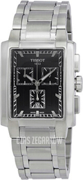 Tissot Czarny/Stal Ø38 mm T061.717.11.051.00