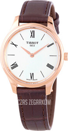 Tissot Tradition Biały/Skóra Ø31 mm T063.209.36.038.00