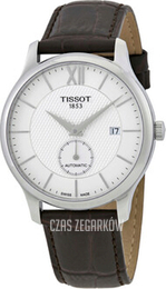 Tissot Tradition Srebrny/Skóra Ø40 mm T063.428.16.038.00