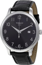 Tissot T-Classic Tradition Czarny/Skóra Ø42 mm T063.610.16.052.00