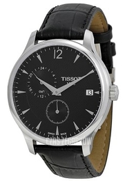 Tissot T-Classic Tradition GMT Czarny/Skóra Ø42 mm T063.639.16.057.00