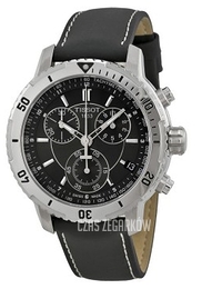 Tissot PRS 200 Czarny/Skóra Ø42 mm T067.417.16.051.00