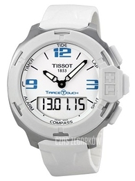 Tissot Touch Collection Biały/Guma Ø42 mm T081.420.17.017.01