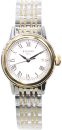 Tissot T-Classic Biały/Stal w odcieniu złota Ø29.5 mm T085.210.22.013.00