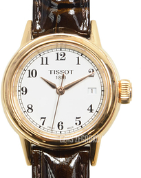 Tissot T-Classic Biały/Skóra Ø29.5 mm T085.210.36.012.00