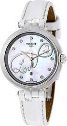 Tissot T-Lady Flamingo Biały/Skóra Ø26 mm T094.210.16.111.01