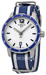 Tissot Quickster Nato Srebrny/Stal Ø40 mm T095.410.17.037.01
