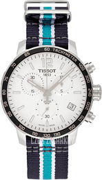 Tissot Quickster Biały/Stal Ø42 mm T095.417.17.037.30