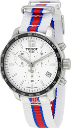 Tissot Quickster Biały/Stal Ø42 mm T095.417.17.037.33