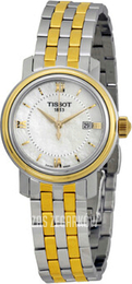 Tissot T-Classic PR 100 Lady Biały/Stal w odcieniu złota Ø29 mm T097.010.22.118.00