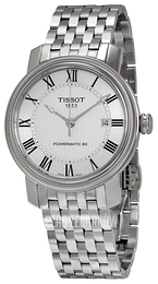 Tissot Bridgeport Powermatic 80 Gent Srebrny/Stal Ø40 mm T097.407.11.033.00