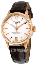 Tissot Chemin Des Tourelles Automatic Lady Srebrny/Skóra Ø32 mm T099.207.36.037.00