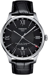 Tissot Chemin Des Tourelles Czarny/Skóra Ø42 mm T0994291605800