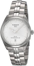 Tissot PR 100 Automatic Gent Srebrny/Stal Ø39 mm T101.407.11.031.00