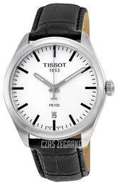 Tissot PR 100 Gent Srebrny/Skóra Ø39 mm T101.410.16.031.00