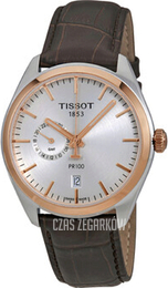 Tissot Pr 100 Srebrny/Skóra Ø39 mm T101.452.26.031.00