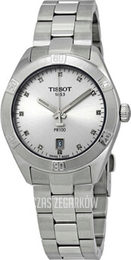 Tissot Pr 100 Srebrny/Stal Ø36 mm T101.910.11.036.00