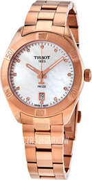 Tissot Pr 100 Biały/Stal w kolorze różowego złota Ø36 mm T101.910.33.116.00