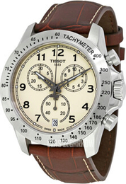 Tissot V8 Beżowy/Skóra Ø43 mm T106.417.16.262.00
