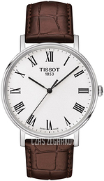 Tissot Everytime Biały/Skóra Ø38 mm T109.410.16.033.00