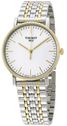 Tissot T-Classic Biały/Stal w odcieniu złota Ø38 mm T109.410.22.031.00