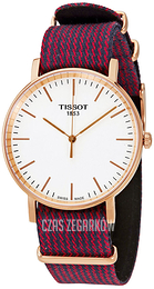 Tissot T-Classic Biały/Stal w kolorze różowego złota Ø38 mm T109.410.38.031.00