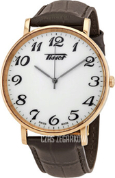 Tissot Everytime Biały/Skóra Ø42 mm T109.610.36.012.01