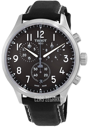 Tissot Chrono XL Czarny/Skóra Ø45 mm T116.617.16.062.00