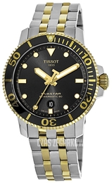 Tissot Seastar 1000 Czarny/Stal w odcieniu złota Ø43 mm T120.407.22.051.00