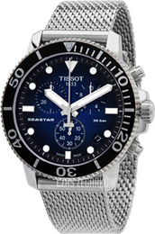 Tissot Niebieski/Stal Ø45.5 mm T120.417.11.041.02