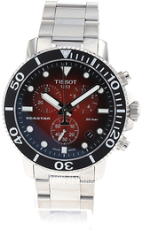 Tissot Seastar Czerwony/Stal Ø45.5 mm T120.417.11.421.00