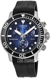 Tissot Seastar 1000 Niebieski/Guma Ø45.5 mm T120.417.17.041.00