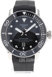 Tissot Seastar Czarny/Guma Ø46 mm T120.607.17.441.00